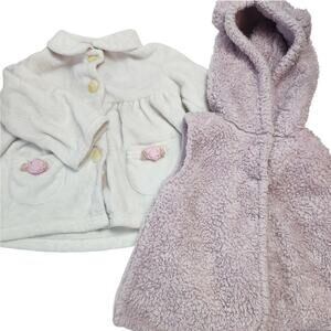 Baby girl 12M 2 coat bundle, Carter’s Just One You and Savannah Baby.